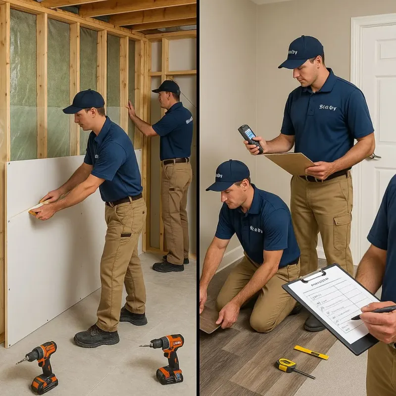 Repairs and Reconstruction process in Middletown, RI